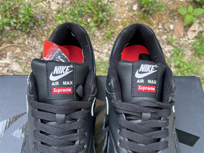 Authentic Supreme x Nike Air Max1'87  Black