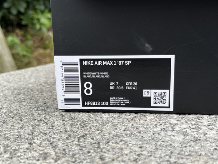 Authentic Supreme x Nike Air Max1'87  White