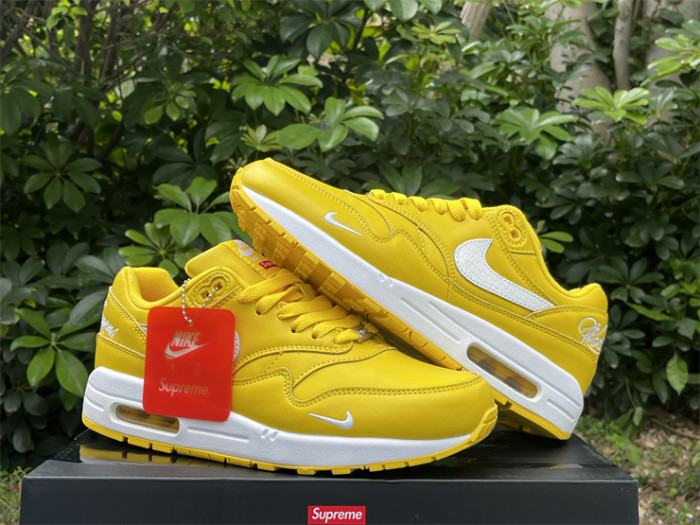 Authentic Supreme x Nike Air Max1'87  Yellow