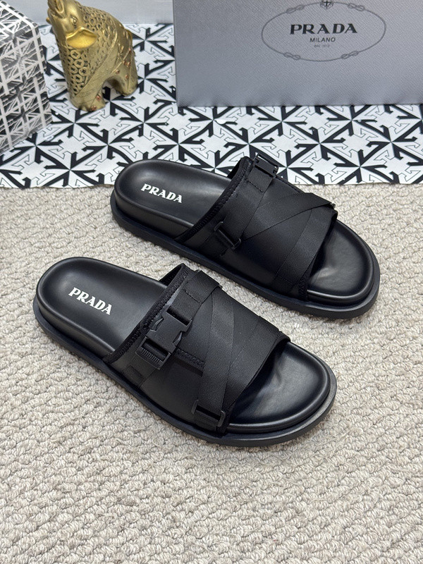 Prada men slippers 1：1 quality-067