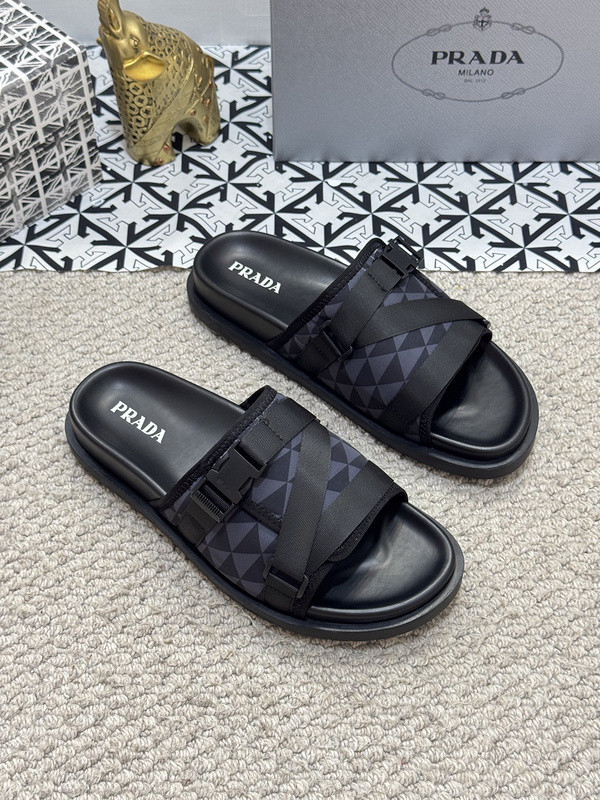 Prada men slippers 1：1 quality-061
