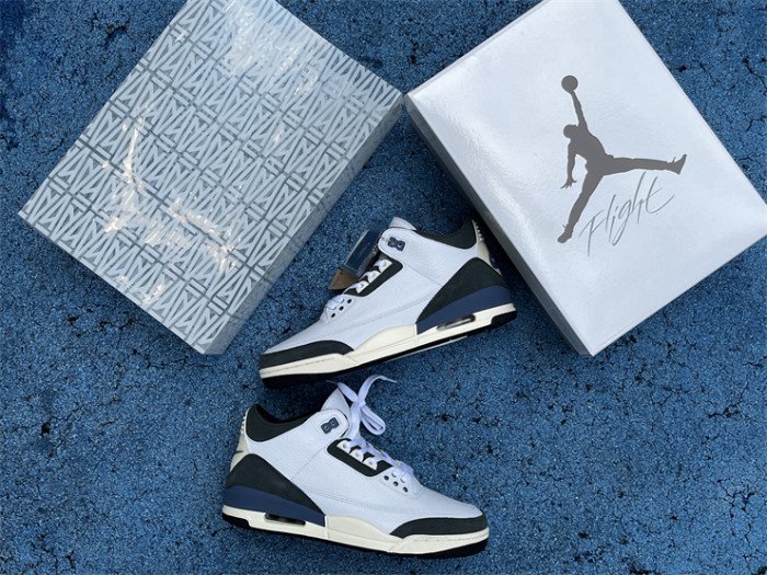 Authentic A Ma Maniére x Jordan 3 “Diffused Blue”