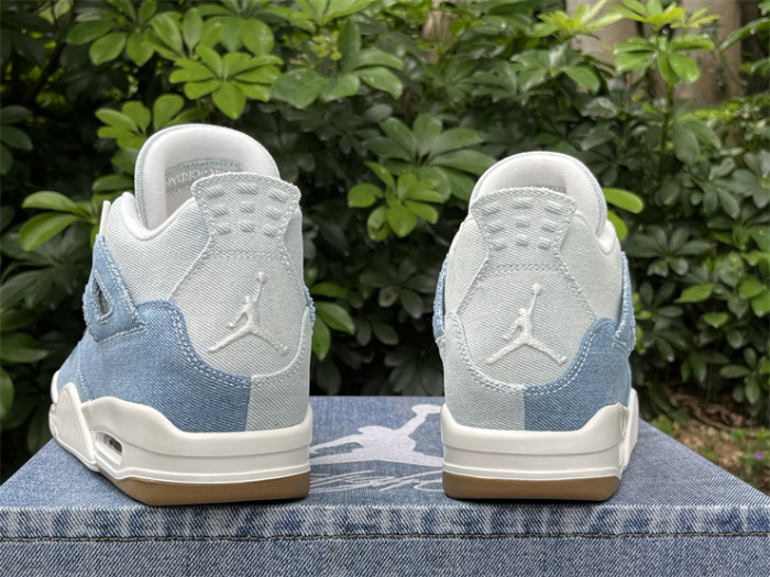 Authentic Air Jordan 4 Denim “Worn Blue”