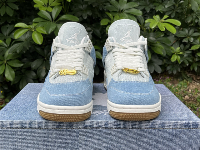 Authentic Air Jordan 4 Denim “Worn Blue”