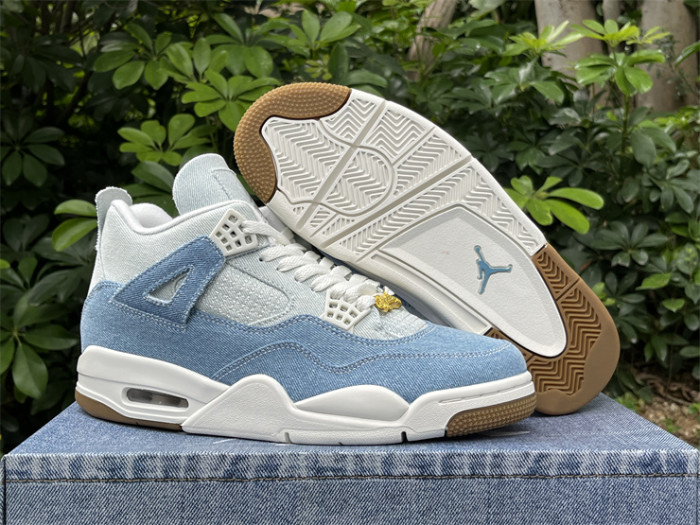 Authentic Air Jordan 4 Denim “Worn Blue”