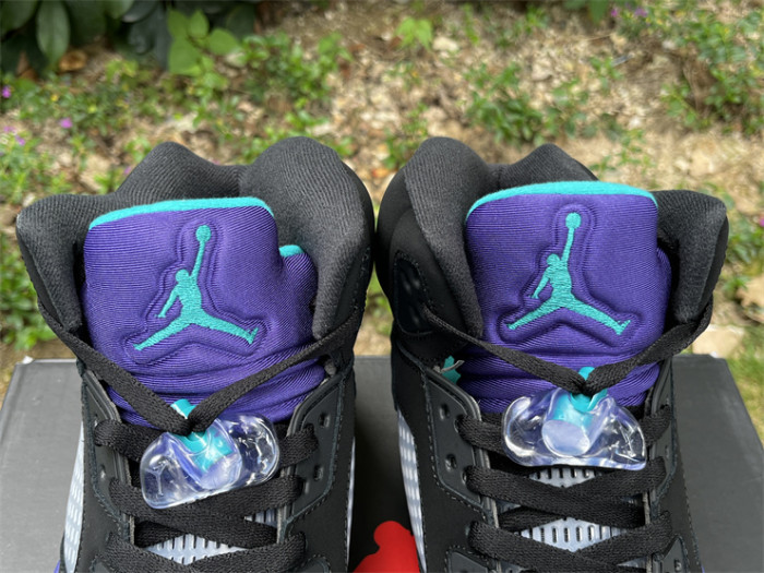 Authentic Air Jordan 5 Retro Black Grape