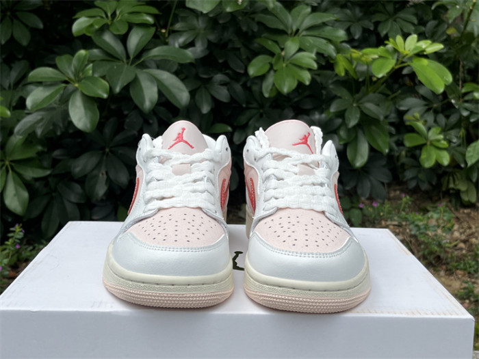 Authentic Air Jordan 1 Low “Strawberry Milkshake”    Women