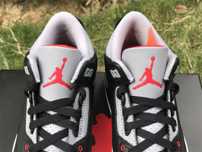 Authentic Air Jordan 3 “Black Cement” 2024 GS