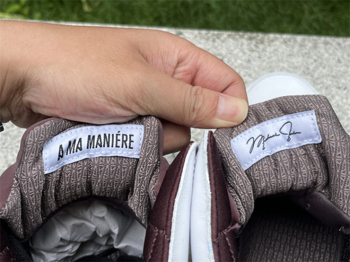 Authentic A Ma Maniere x Air Jordan 5 “Violet Ore”