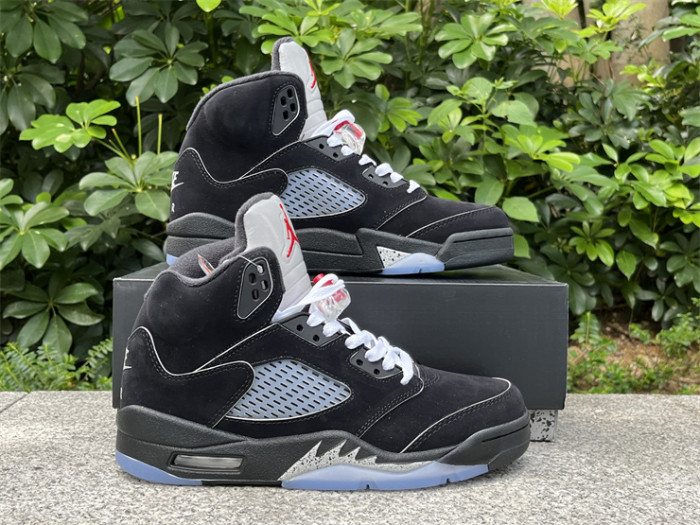 Authentic Air Jordan 5 “Black Metallic Reimagined”   GS