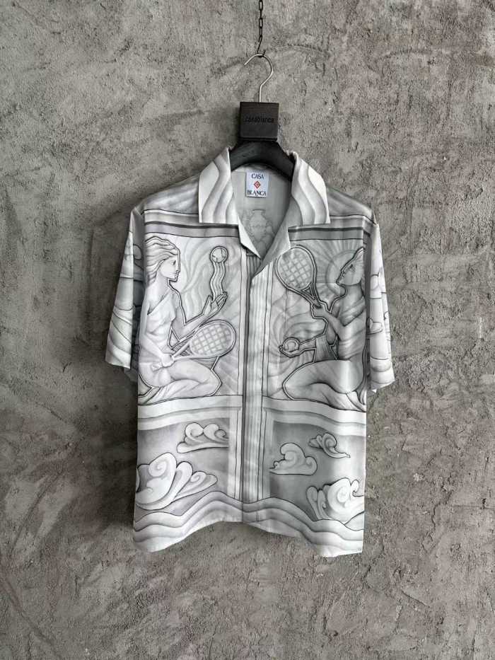 Casablanca High Quality Shirt-073