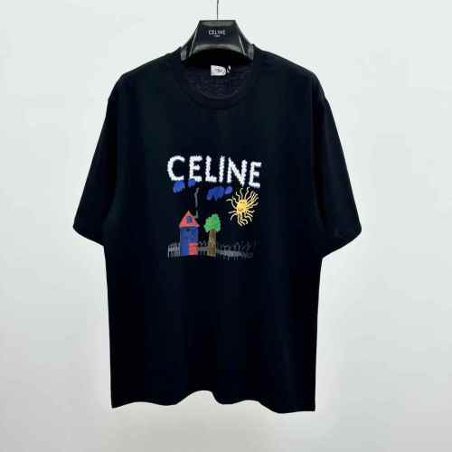 Celine shirt high end quality-113