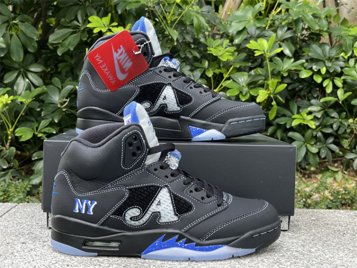 Authentic Awake NY x Air Jordan 5 “Racer Blue”