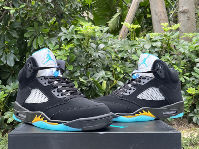 Authentic Air Jordan 5 Aqua