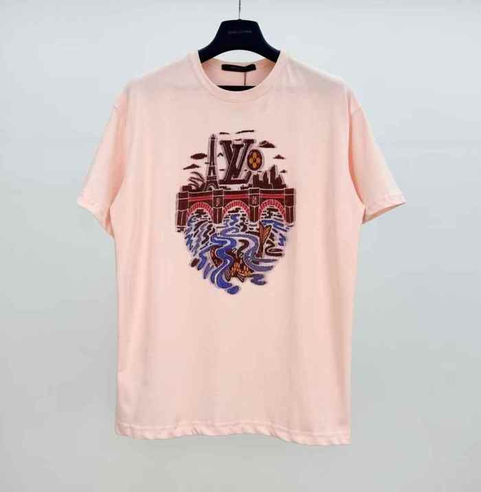 LV Shirt High End Quality-1291