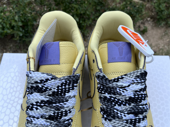 Authentic Kobe x Nike Air Force 1 Protro “Soft Yellow”