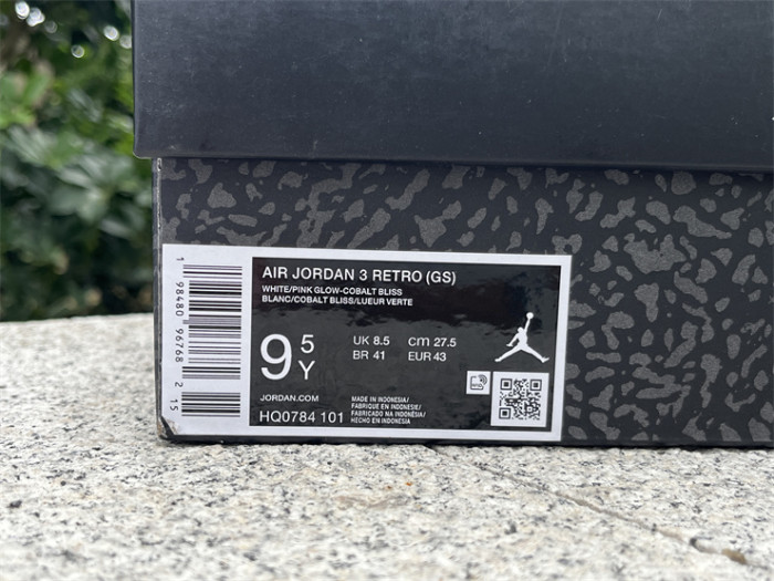 Authentic Air Jordan 3 GS “Cobalt Bliss”