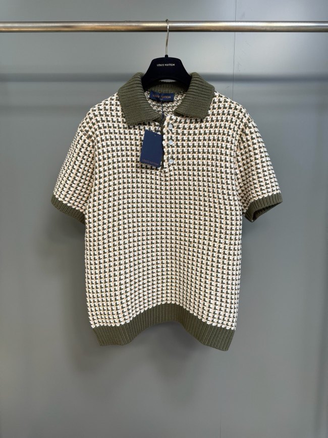 LV Shirt High End Quality-1308