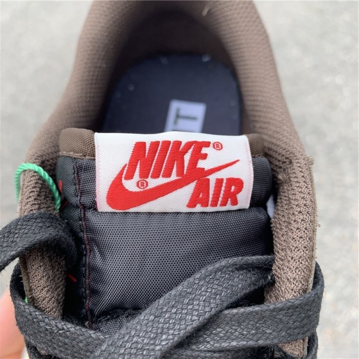 Authentic Travis Scott x Air Jordan 1 Low “Dark Mocha”
