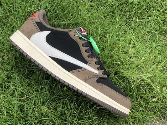 Authentic Travis Scott x Air Jordan 1 Low “Dark Mocha”