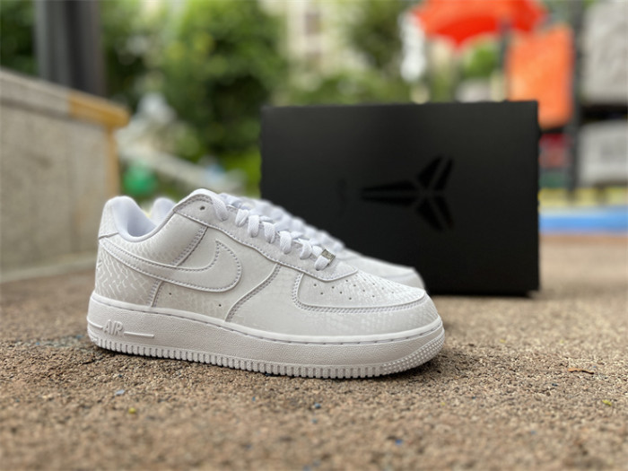 Authentic Nike Air Force 1 Low Kobe Forever White
