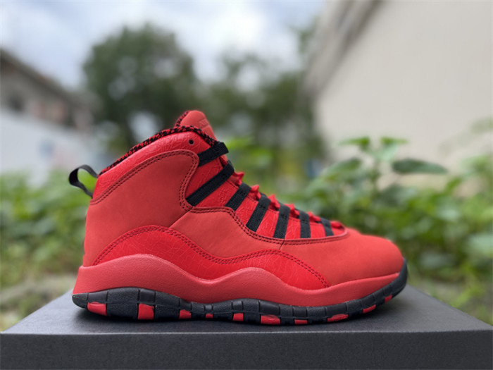 Authentic Air Jordan 10 Red
