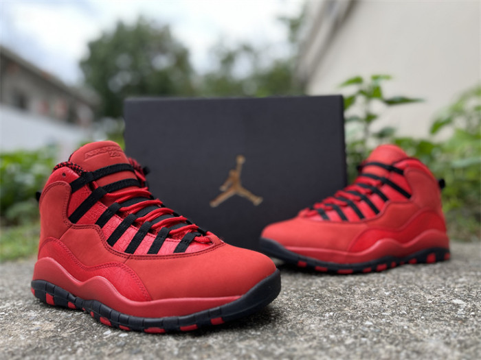 Authentic Air Jordan 10 Red