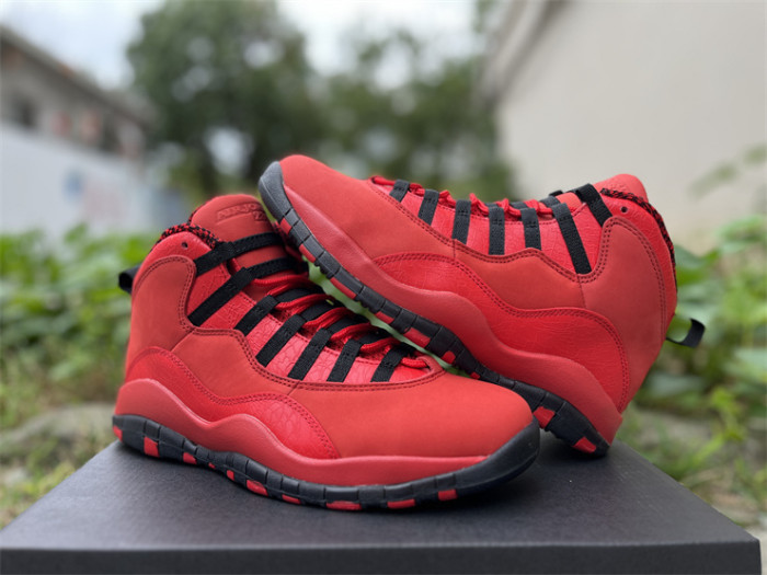 Authentic Air Jordan 10 Red