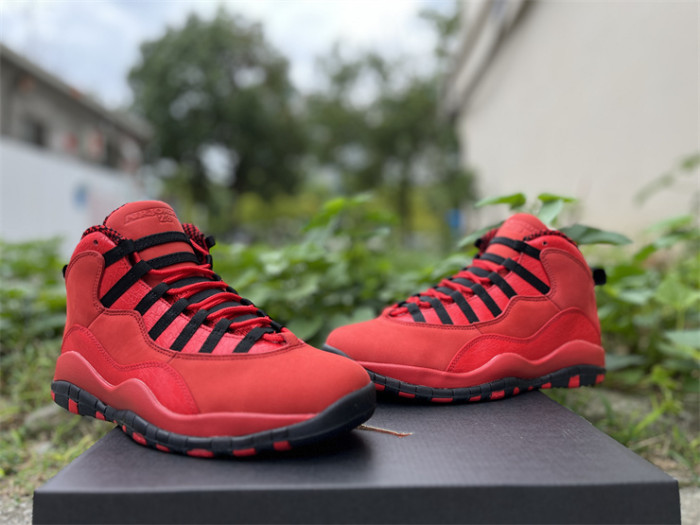 Authentic Air Jordan 10 Red