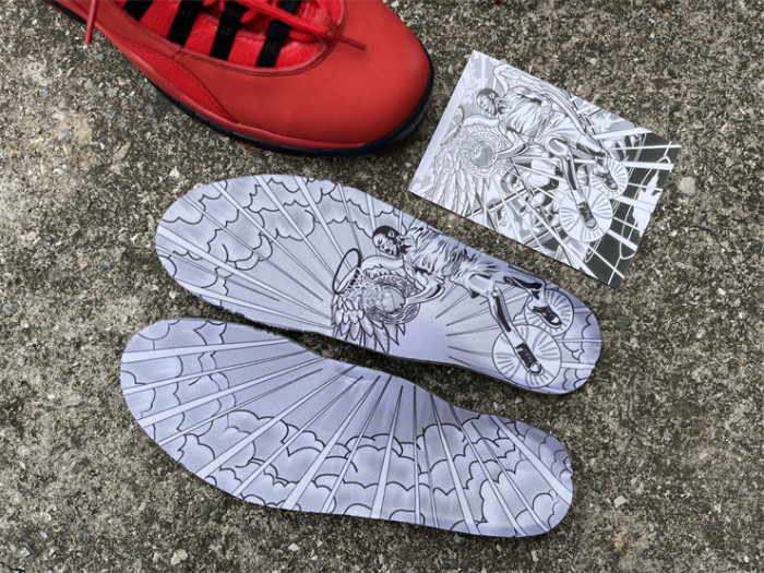 Authentic Air Jordan 10 Red