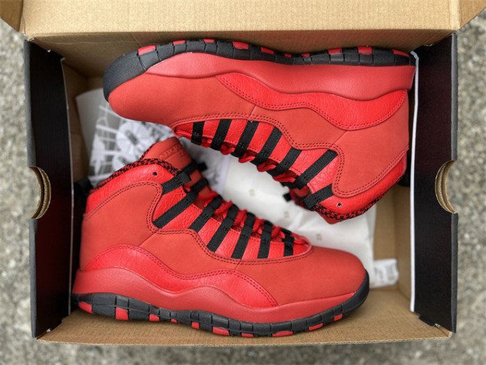 Authentic Air Jordan 10 Red