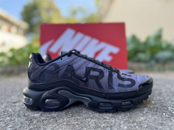 Authentic PSG x Nike TN Air Max Plus Black Grey