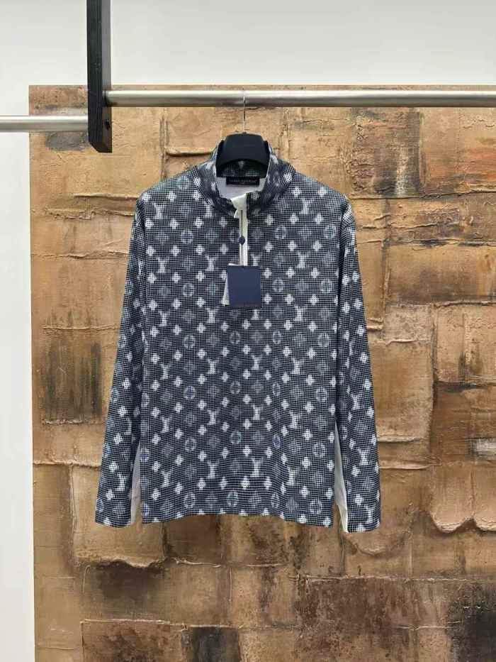 LV Shirt High End Quality-1327