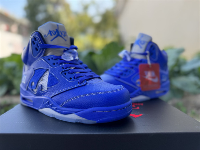 Authentic Awake NY x Jordan Air Jordan 5 Racer Blue