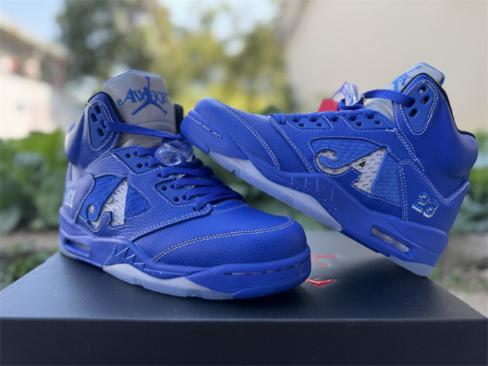 Authentic Awake NY x Jordan Air Jordan 5 Racer Blue