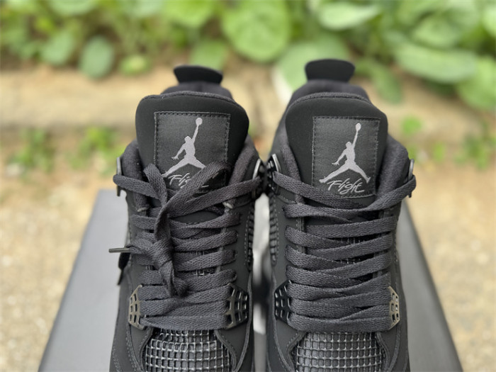 Authentic Air Jordan 4 Retro Golf 'Black Cat' Cleats
