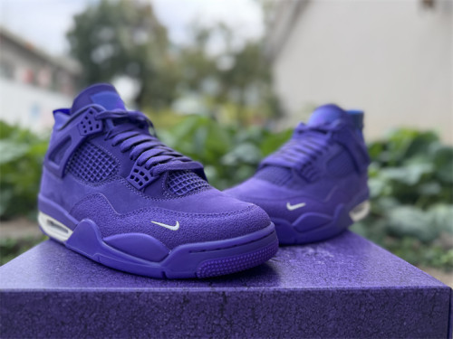 Authentic Air Jordan 4 Nigel Brick by Brick Purple