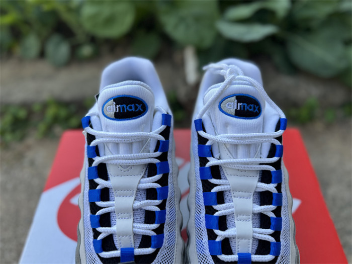 Authentic Nike Air Max 95 OG Big Bubble Blue Spark