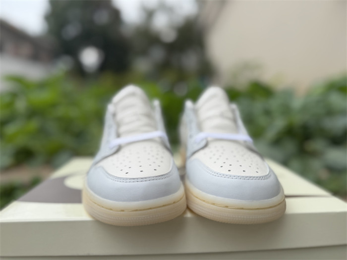 Authentic Air Jordan 1 Retro Low OG Rabbit Floral Swoosh