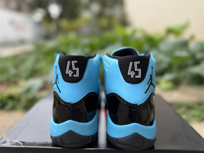 Authentic Air Jordan 11 Black Blue