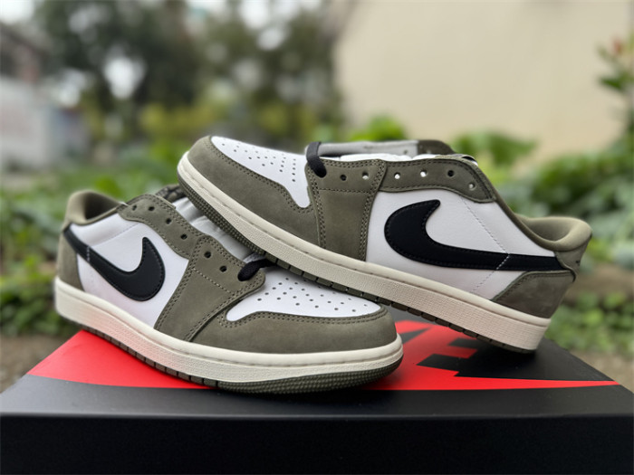 Authentic Jordan 1 Retro Low OG Medium Olive