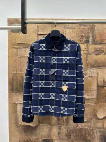 LV Shirt High End Quality-1338
