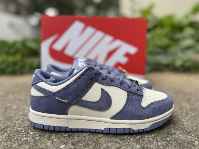 Authentic Nike Dunk Low World Indigo Mini Swoosh