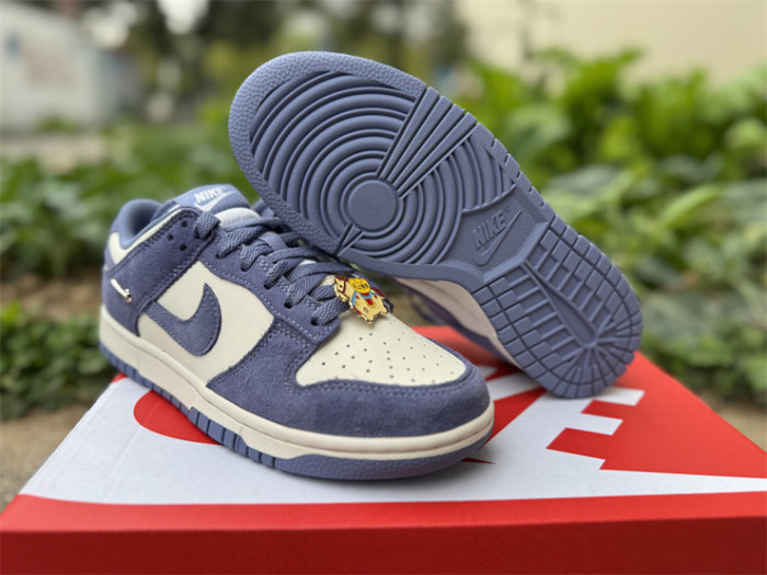 Authentic Nike Dunk Low World Indigo Mini Swoosh