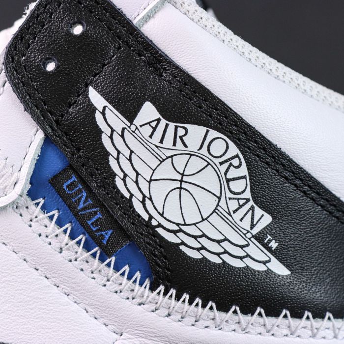 Authentic  fragment x Union LA x Air Jordan 1 High White Black