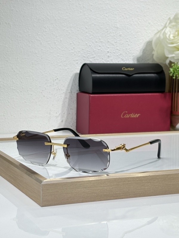 Cartier Sunglasses AAAA-8873