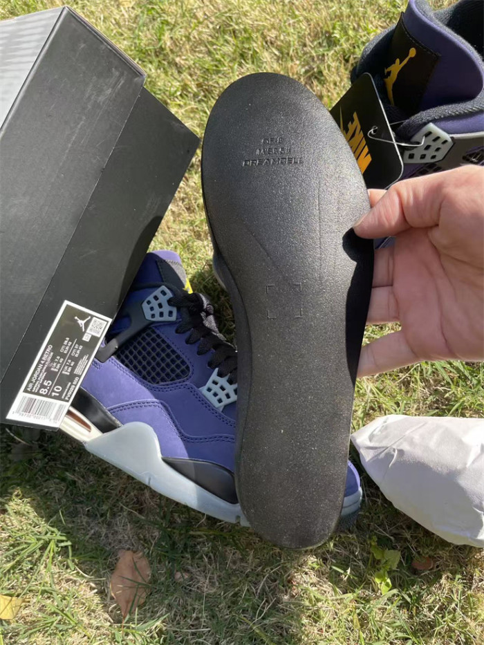 Authentic Air Jordan 4 “Lakers”