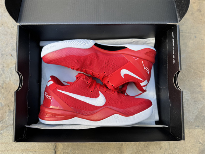 Authentic Nike Kobe 8 Protro University Red