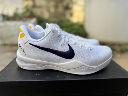 Authentic Nike Kobe 8 Protro Lakers Home