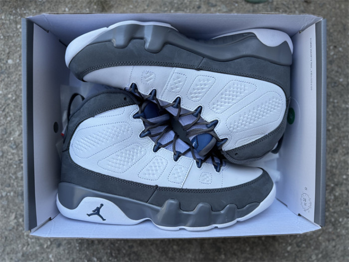Authentic Air Jordan 9  Flint Grey